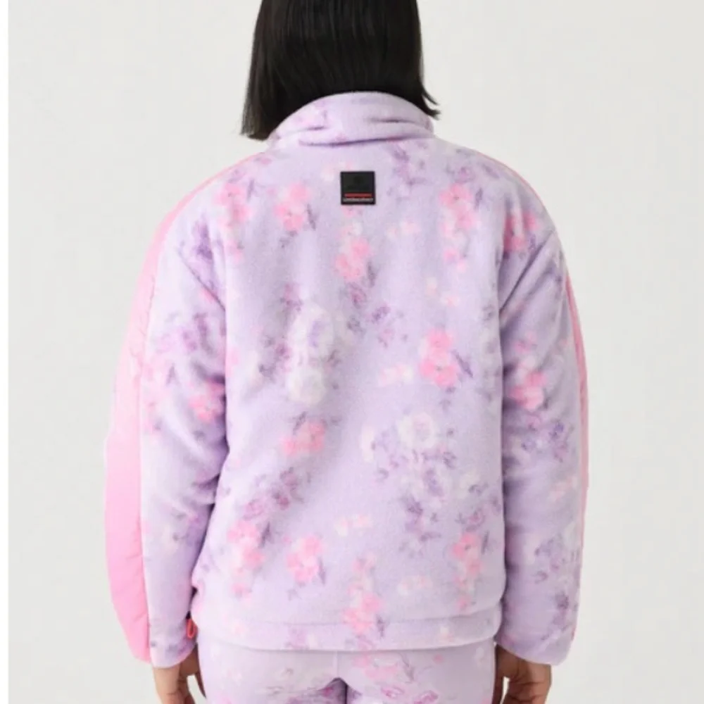 NWT Bogner X LoveShackFancy Ninetta 2 Midlayer Jacket hibiscus- S - Picture 4 of 7